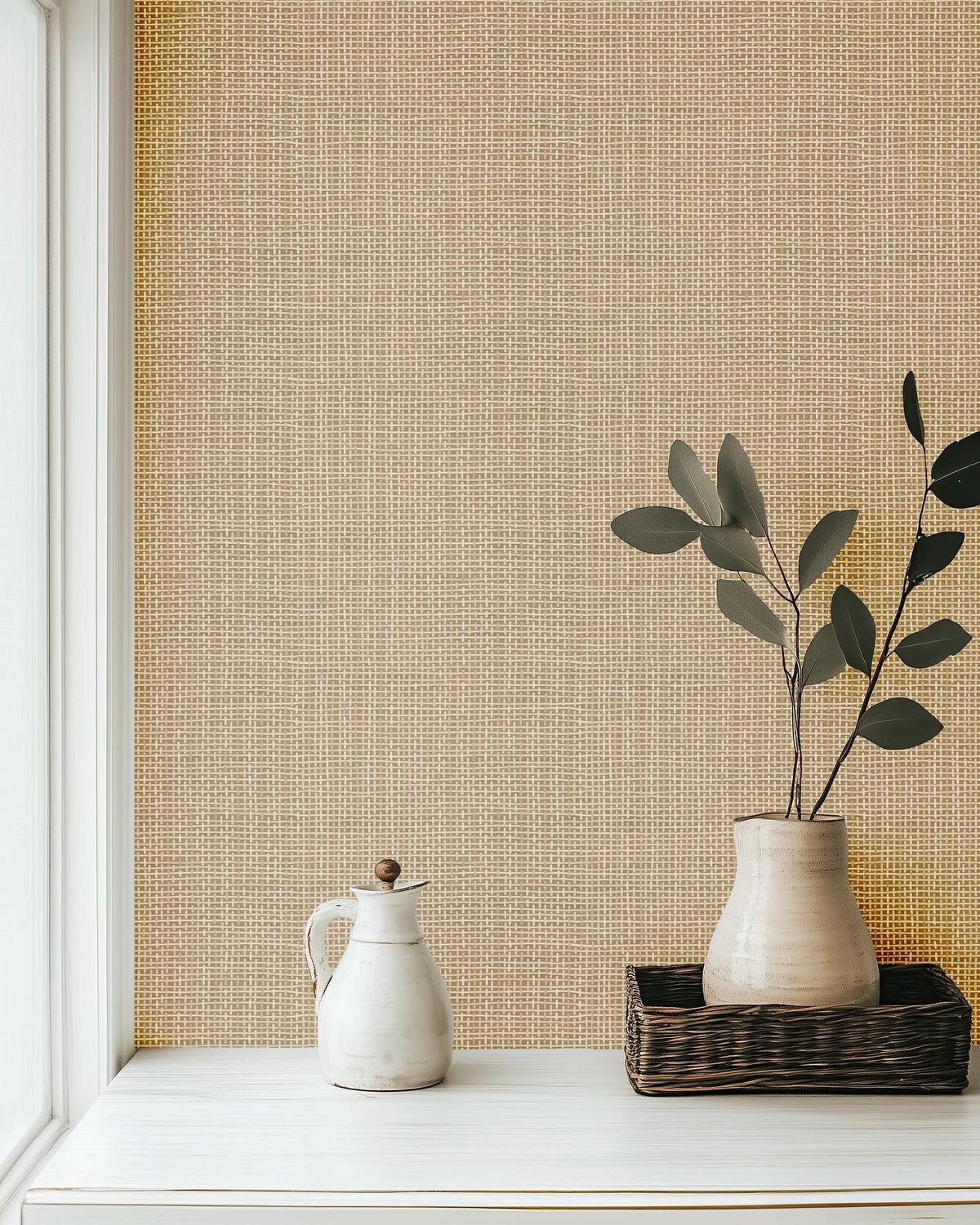 Rattan Texture Wallpaper